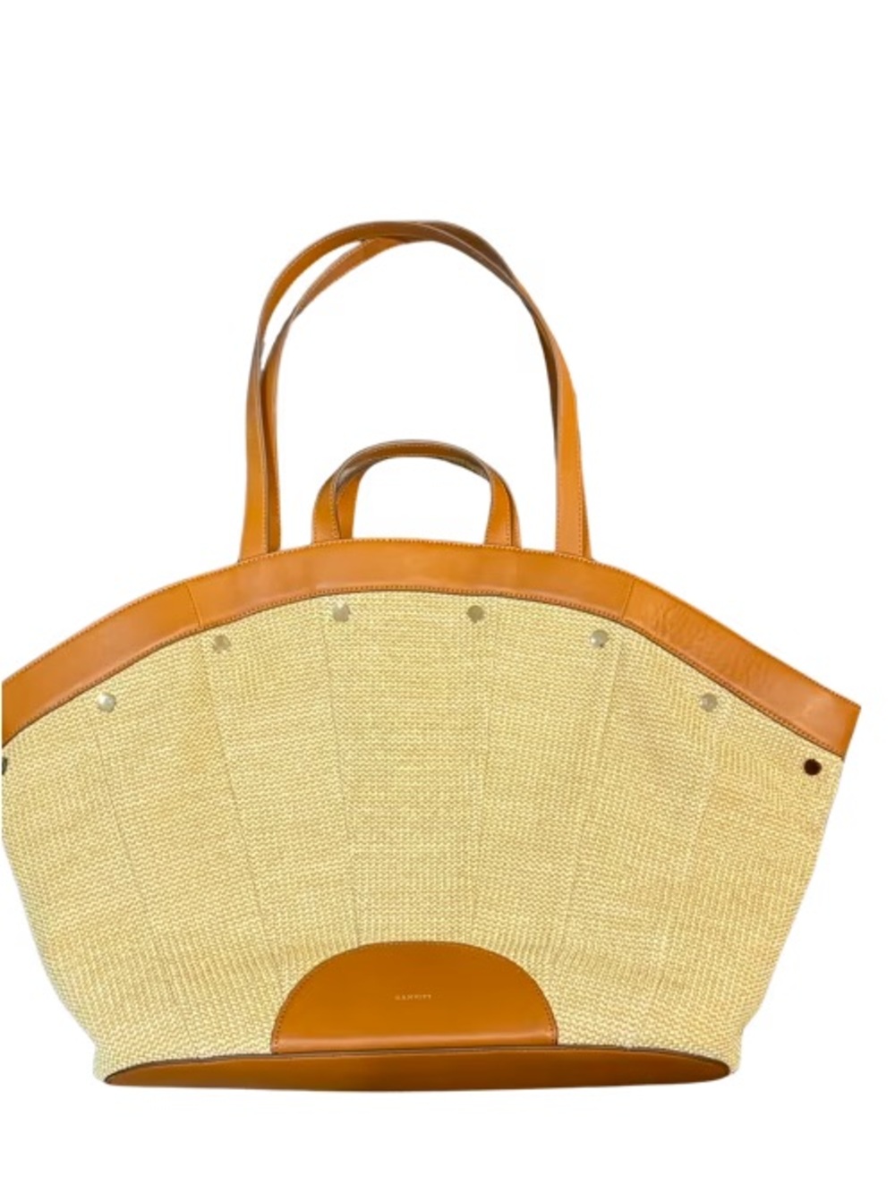 Hammitt Shelley Resort Tote Cocoa Raffia